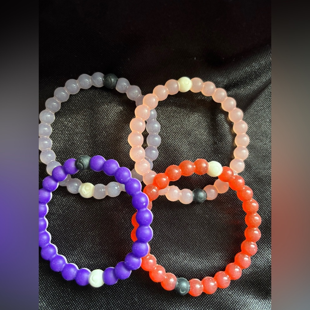 4 Lokai Colorful Beaded Bracelets Set